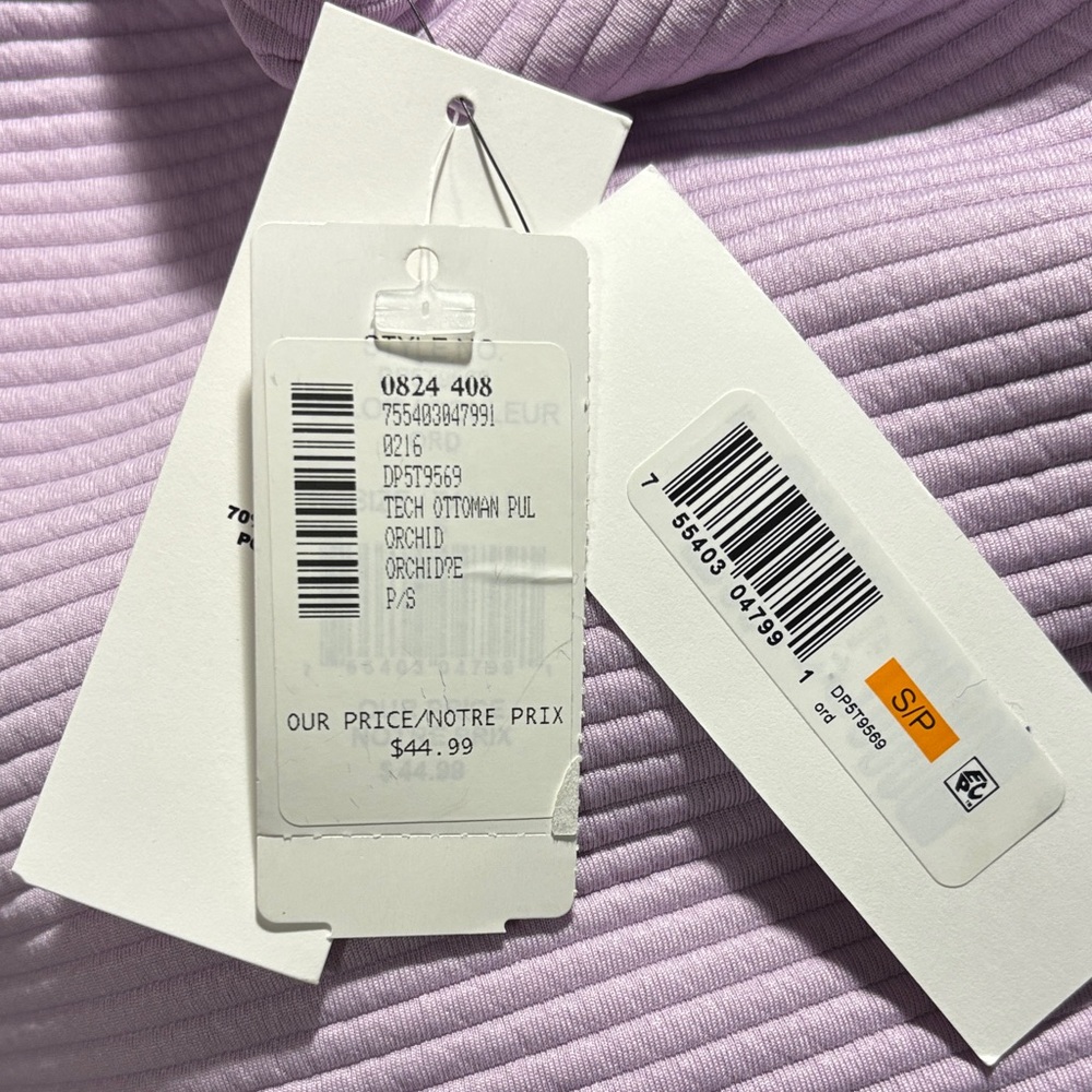 Lavender Ribbed Long Sleeve Top - Picture 11 of 12